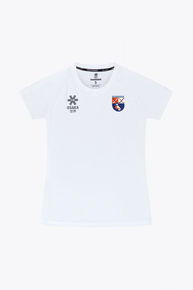 HC Bloemendaal Women Training Tee in White. Front view