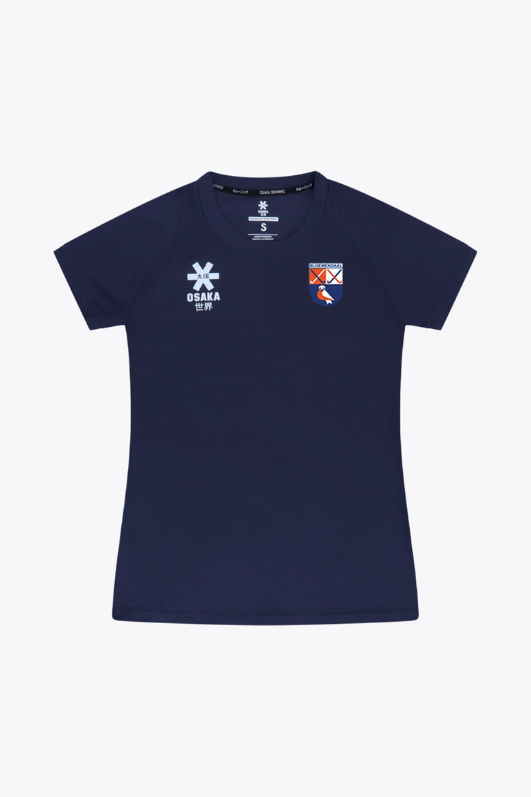 HC Bloemendaal Women Training Tee in Navy. Front view