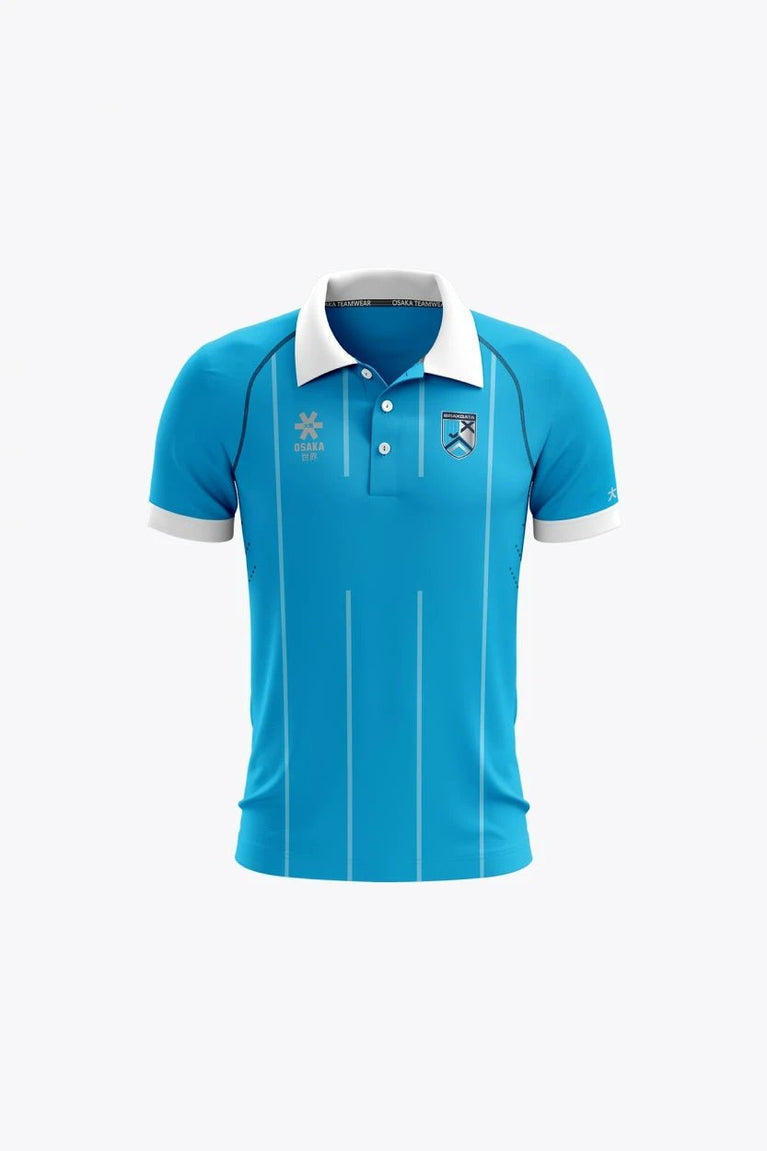 Osaka Braxgata Kids Polo Jersey - Retro Edition | Blue-Light Blue - Sports Uniforms Training