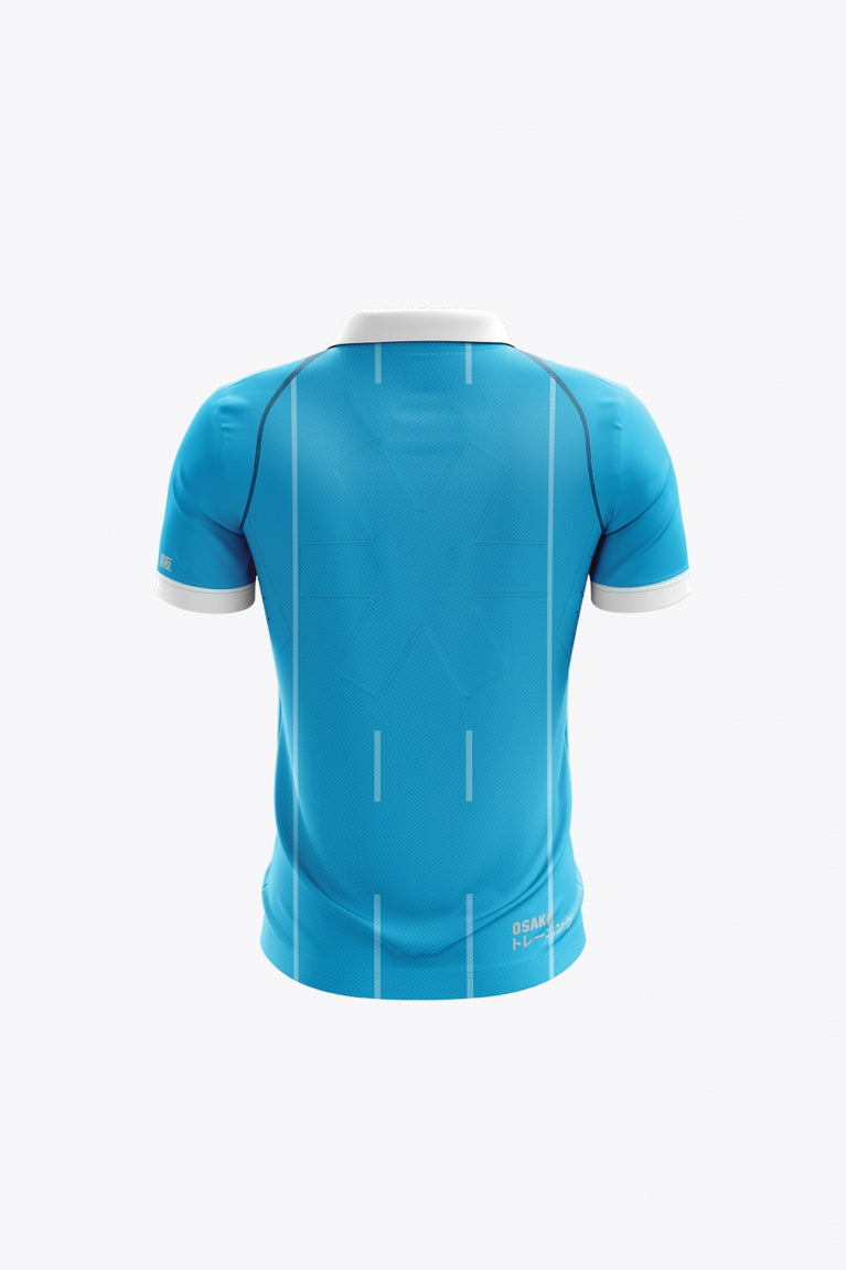 Braxgata Kids Polo Jersey - Retro Edition | Blue-Light Blue