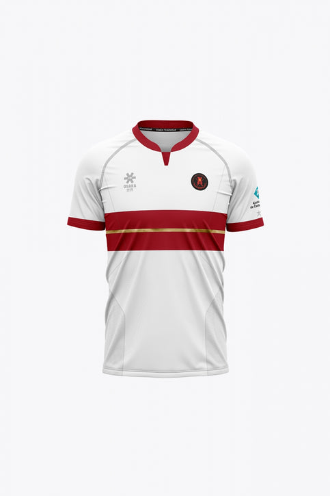 Castelldefels Kids Jersey - Retro Edition | White Castelldefels Kids Jersey in White. Front view
