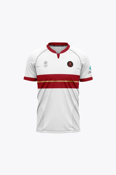 Castelldefels Kids Jersey - Retro Edition | White Castelldefels Kids Jersey in White. Front view