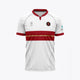 Castelldefels Kids Jersey in White. Front view