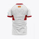 Castelldefels Kids Jersey in White. Back view