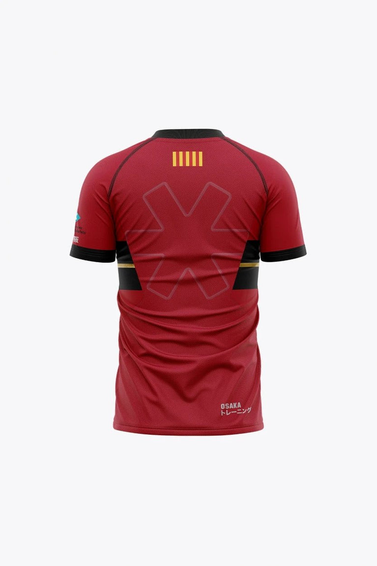 Castelldefels Kids Jersey in Red. Back view