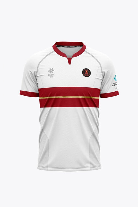 Castelldefels Men Jersey - Retro Edition | White Castelldefels Men Jersey in White. Front view