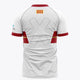 Castelldefels Men Jersey in White. Back view