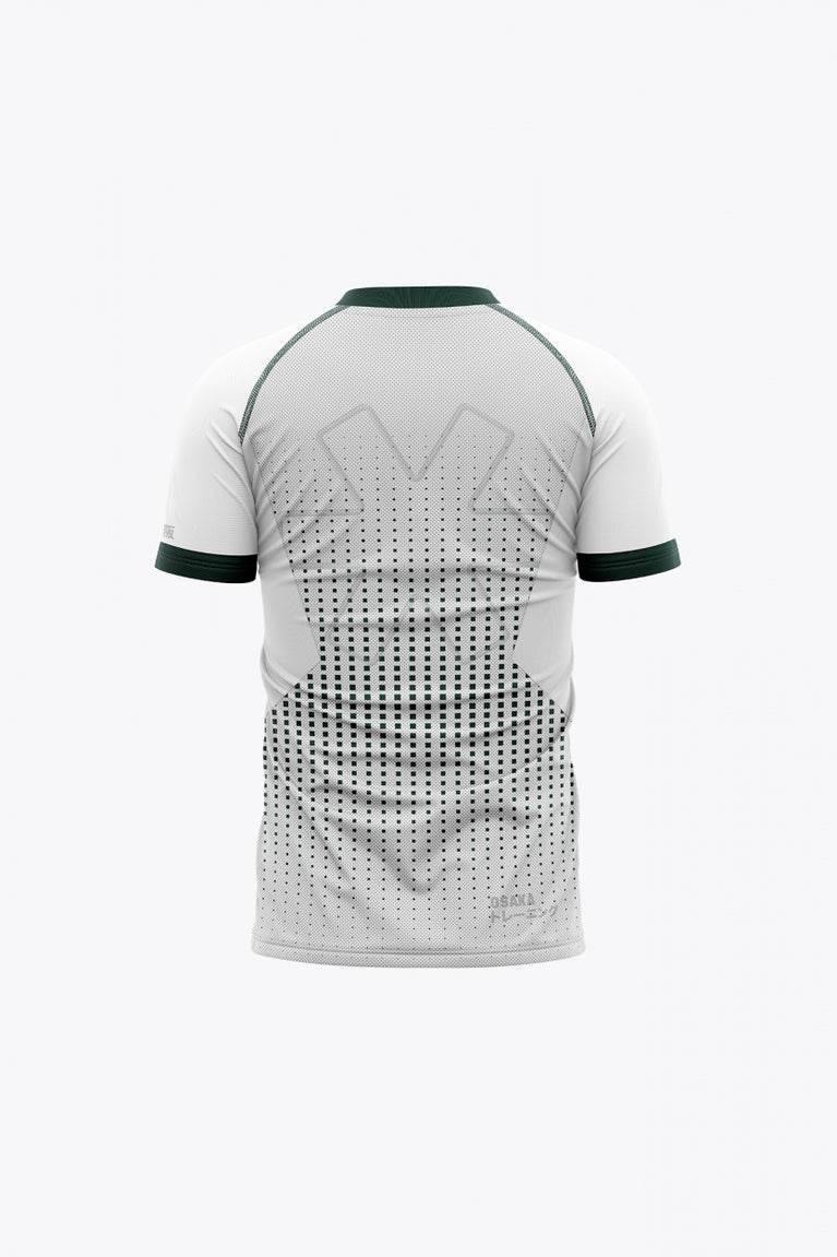 Cannock Kids Jersey in White. Back view