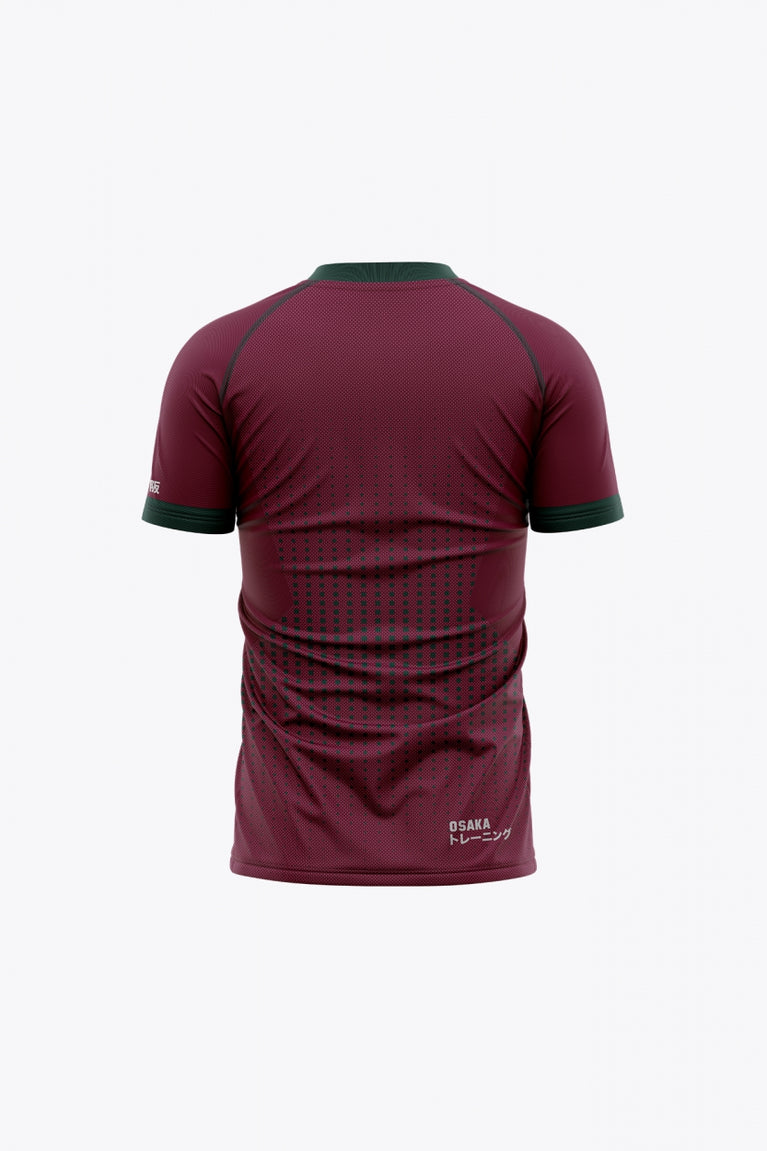 Cannock Kids Jersey in Bordeaux. Front view