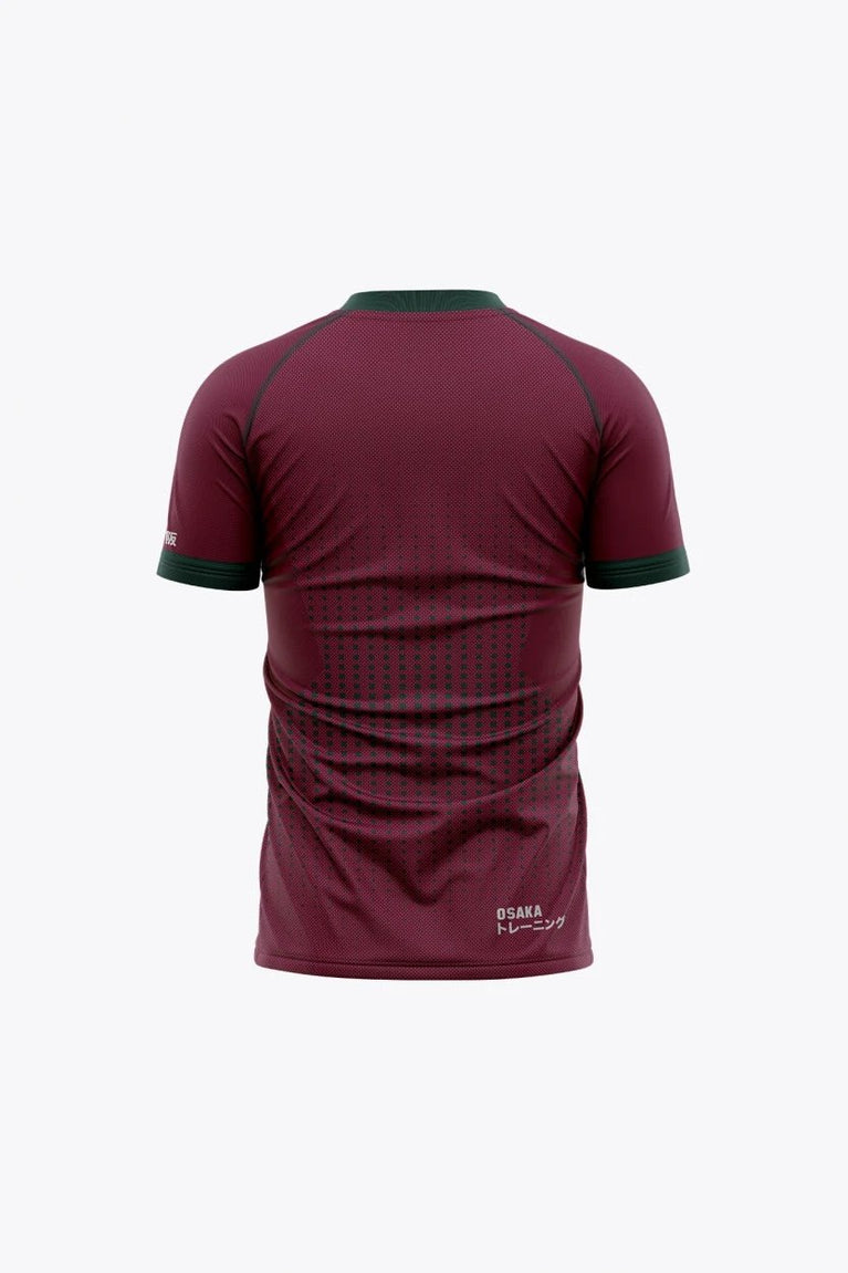 Cannock Kids Jersey in Bordeaux. Front view