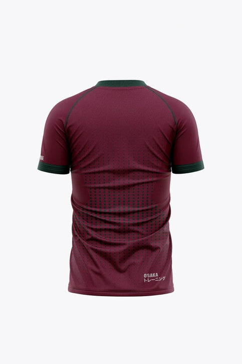 Cannock Men Jersey | Bordeaux Cannock Men Jersey in Bordeaux. Front view