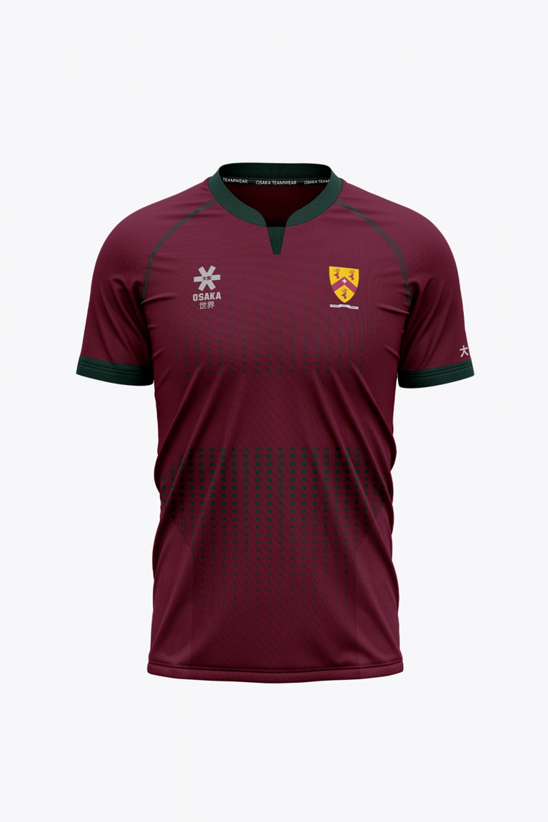 Cannock Women Jersey in Bordeaux. Front view