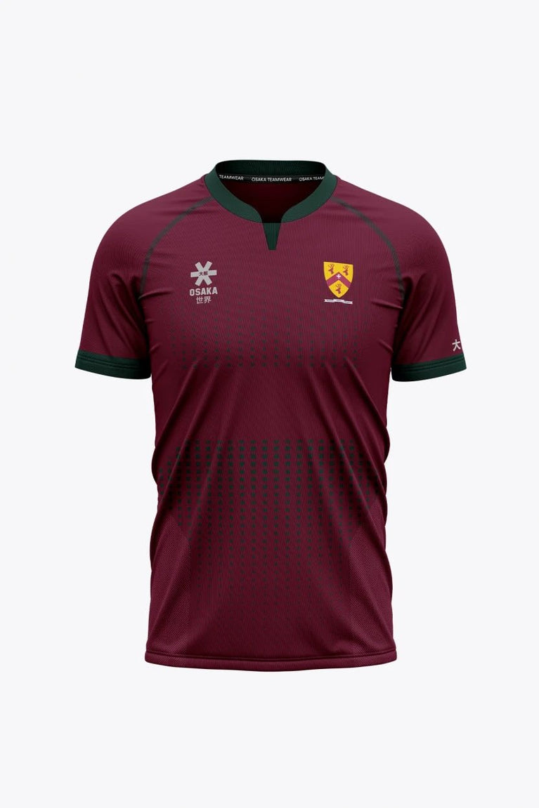 Cannock Women Jersey in Bordeaux. Front view