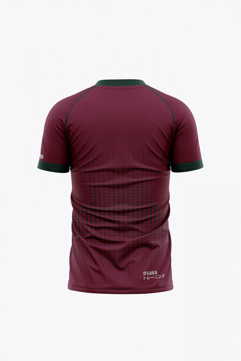 Cannock Women Jersey in Bordeaux. Back view