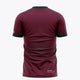 Cannock Women Jersey in Bordeaux. Back view