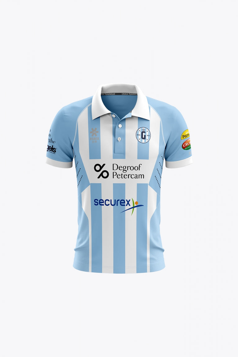 Gantoise Kids Polo Jersey - Retro Edition | Blue-White