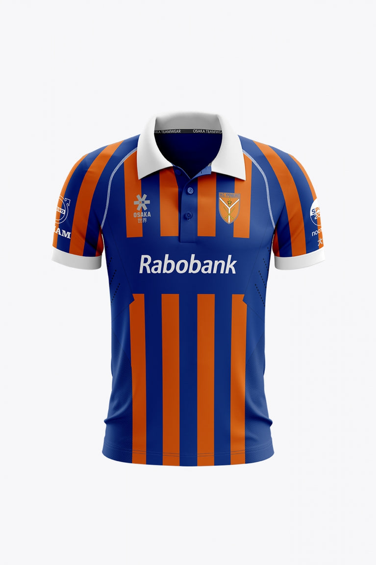 HC Ypenburg Men Polo Jersey in Blue-Orange. Front view