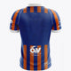 HC Ypenburg Men Polo Jersey in Blue-Orange. Back view
