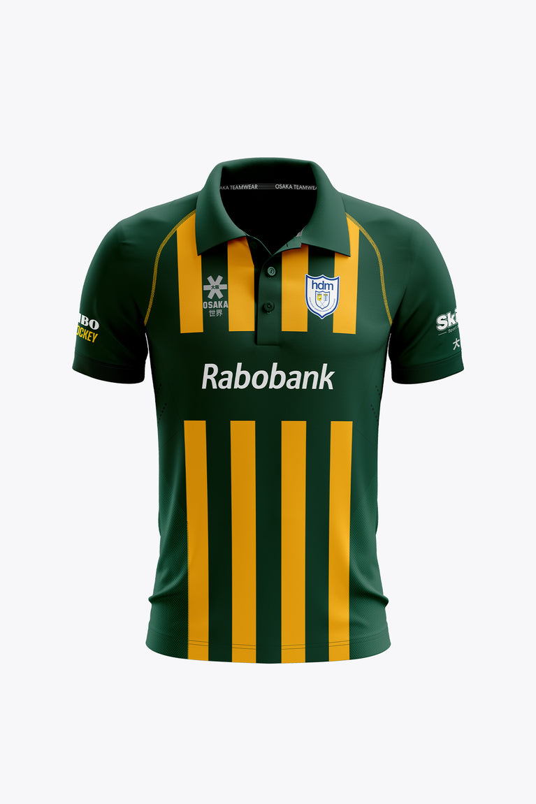 HDM Men Polo Jersey - Green / Yellow