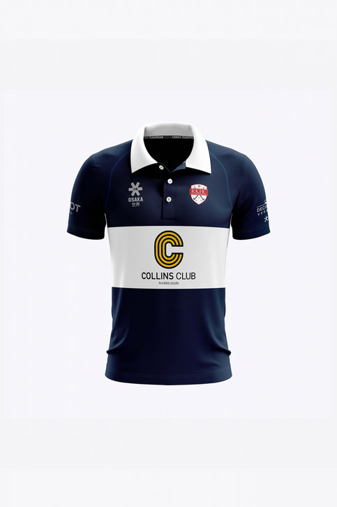 HC Knokke Kids Polo Jersey Away - Retro Edition | Navy HC Knokke Kids Polo Jersey Away in Navy. Front view