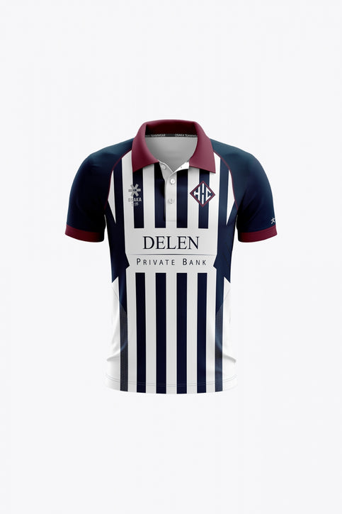 Herakles Kids Polo Jersey | Navy-White Herakles Kids Polo Jersey in Navy-White. Front view