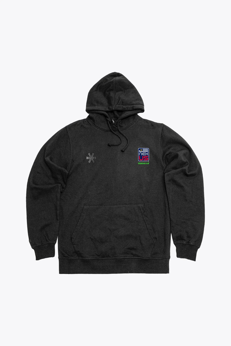Osaka Osaka x Nexus Hoodie | Black - Sports Uniforms Training