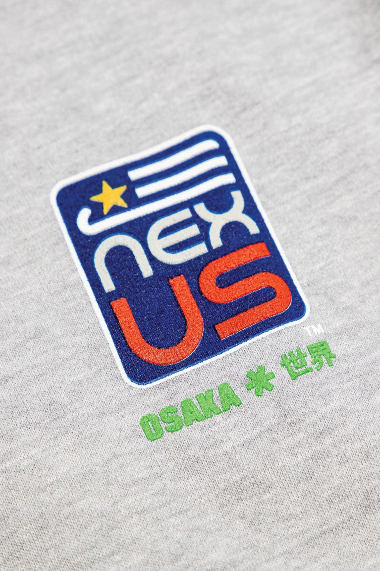 Osaka Osaka x Nexus Hoodie | Grey Melange - Sports Uniforms Training