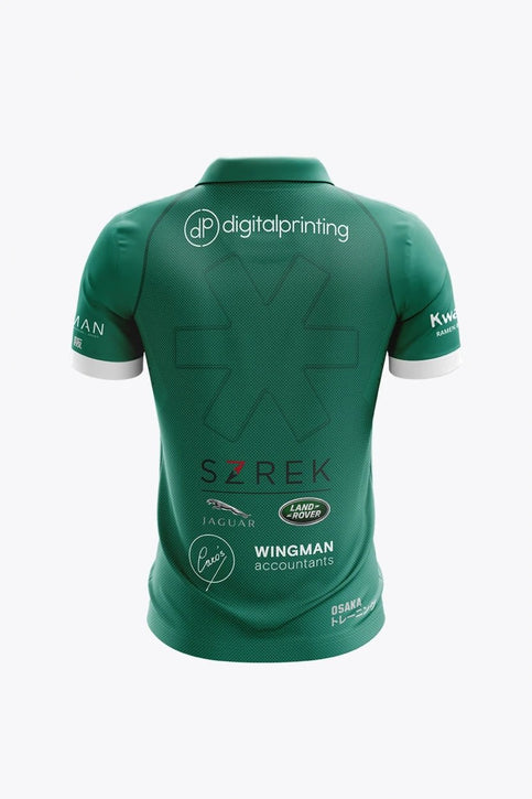 Temse Women Polo Jersey - Retro Edition | Green-White Osaka Temse Women Polo Jersey - Retro Edition | Green-White - Sports Uniforms Training