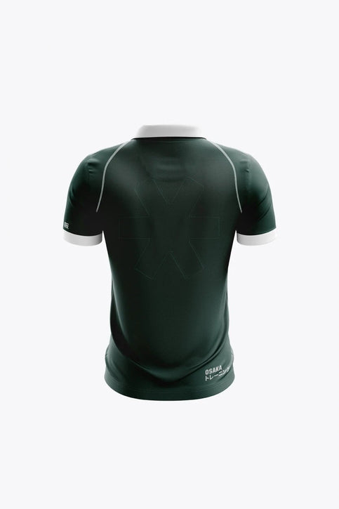 Uhlenhorst Kids Polo Jersey - Retro Edition | Dark Green Osaka Uhlenhorst Kids Polo Jersey - Retro Edition | Dark Green - Sports Uniforms Training