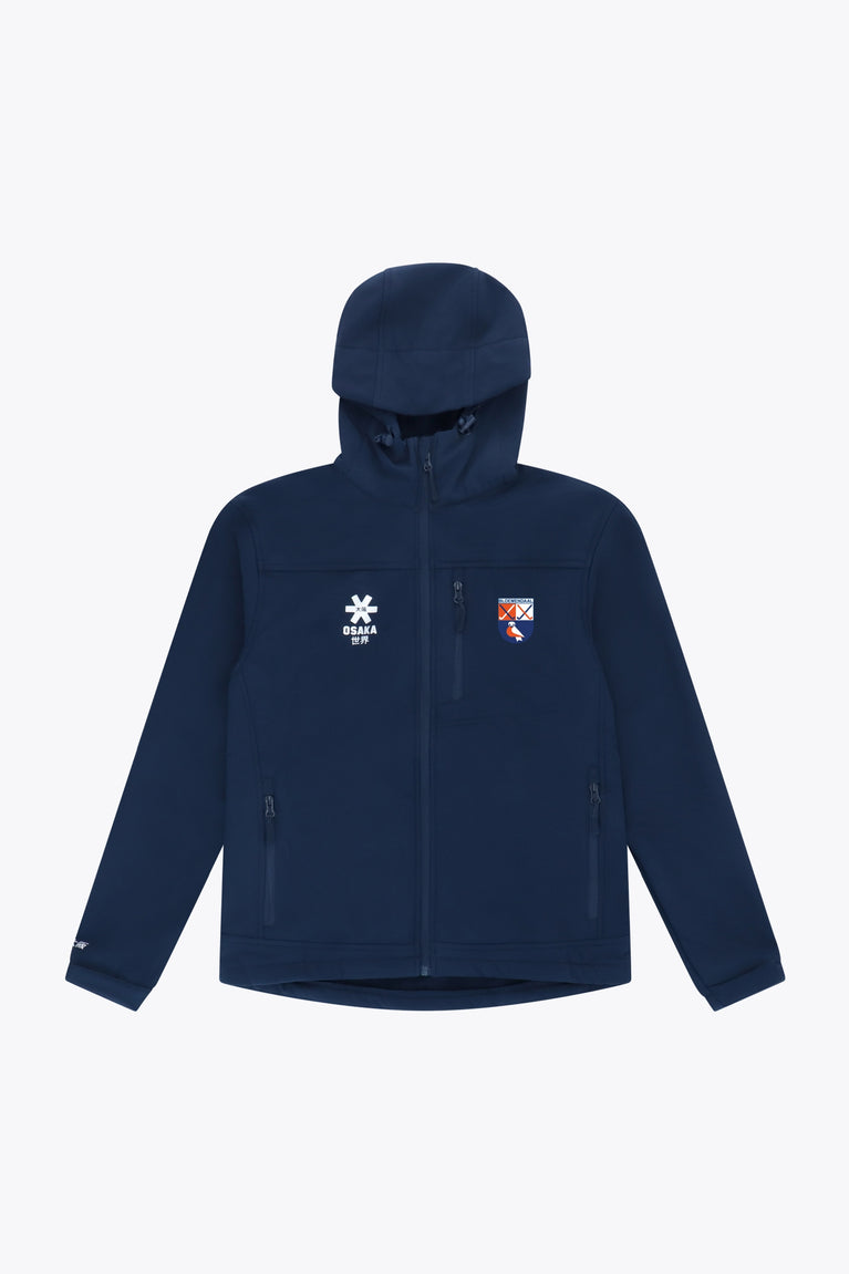 HC Bloemendaal Unisex Softshell Jacket in Navy. Front view