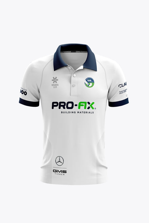 Hoegaarden Women Polo Jersey | White Hoegaarden Women Polo Jersey | White