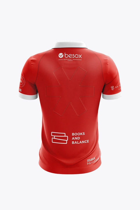 Royal Knokke HC Women Polo Jersey | Red Osaka Royal Knokke HC Women Polo Jersey | Red - Sports Uniforms Training