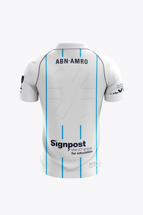 Braxgata Women Polo Jersey | White Braxgata Women Polo Jersey | White