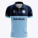 Waddinxveen HC Men Polo Jersey - Navy/Sky Blue