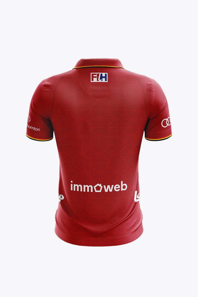 Official Belgium Men Polo Jersey | Red