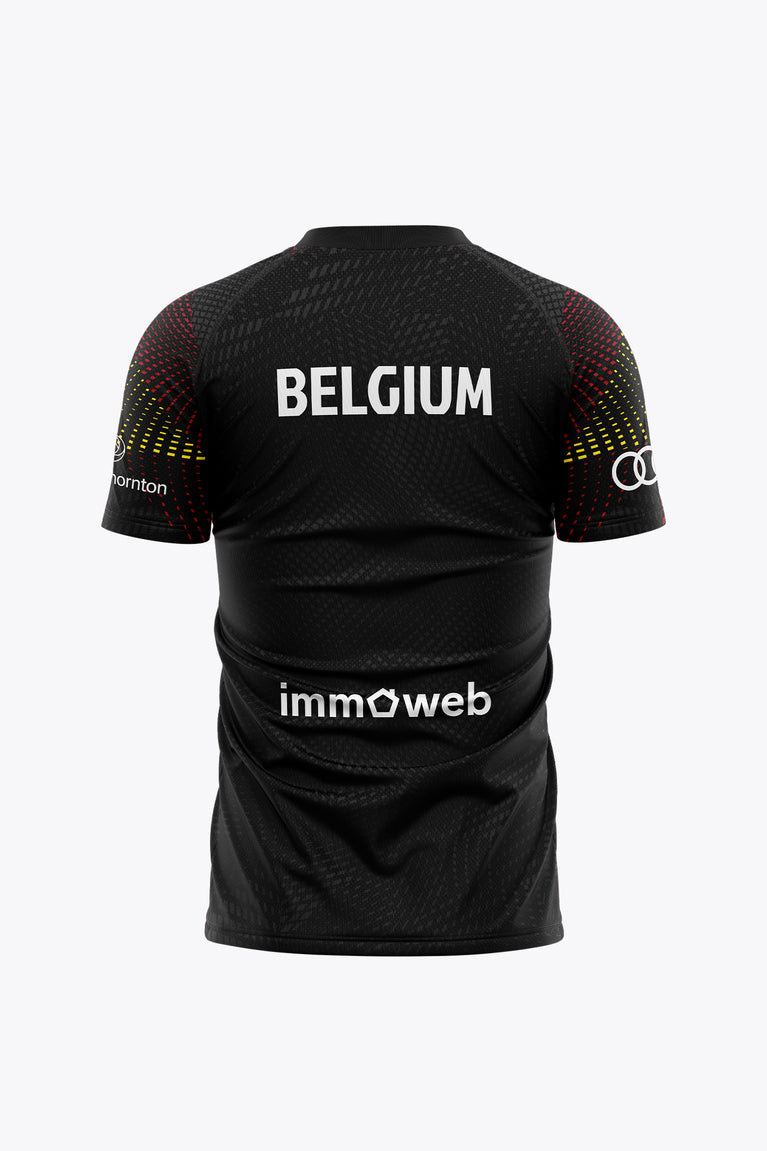 Official Belgium Men Training Tee | Black