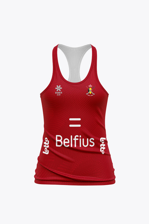 Official Belgium Women Singlet | Red Official Belgium Women Singlet | Red