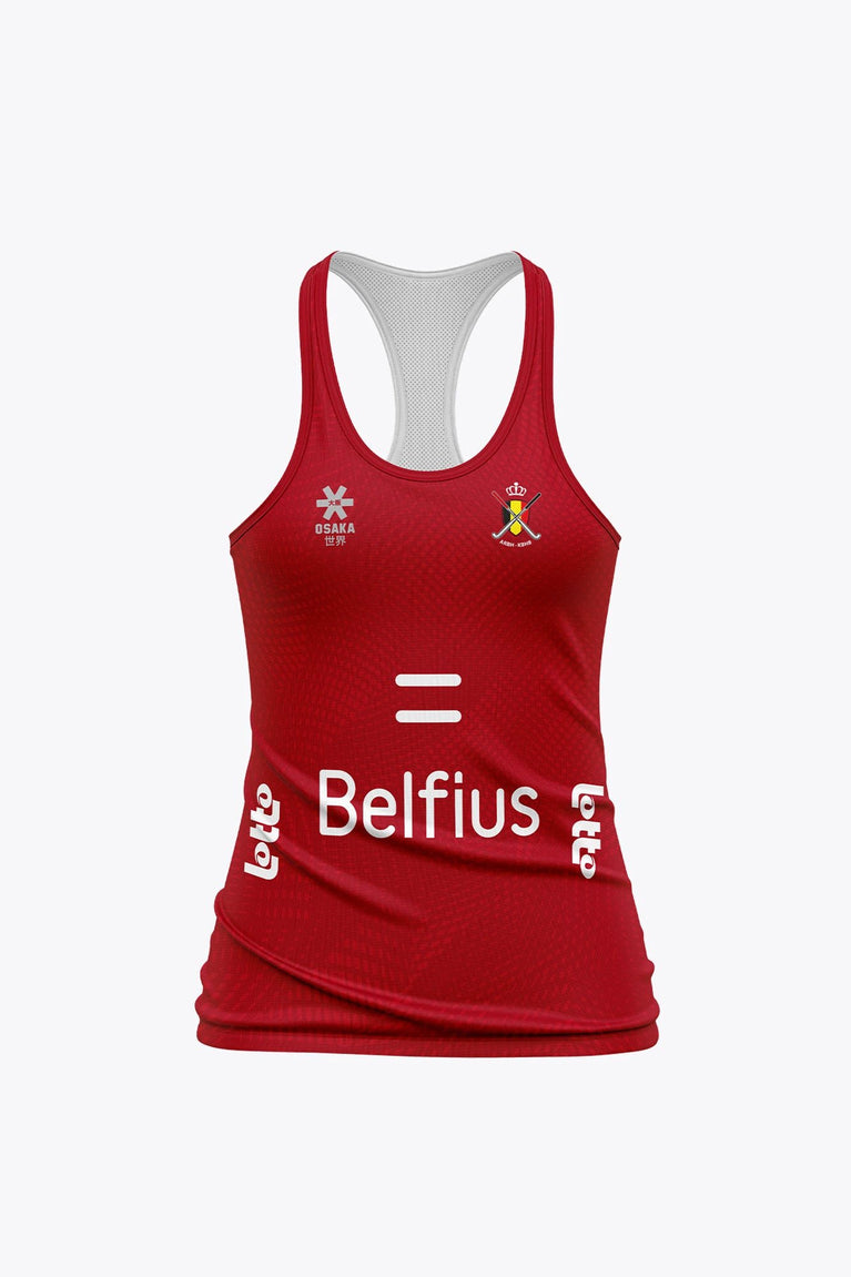 Osaka Official Belgium Women Singlet | Red - Sports Uniforms Training
