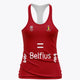 Osaka Official Belgium Women Singlet | Red - Sports Uniforms Training