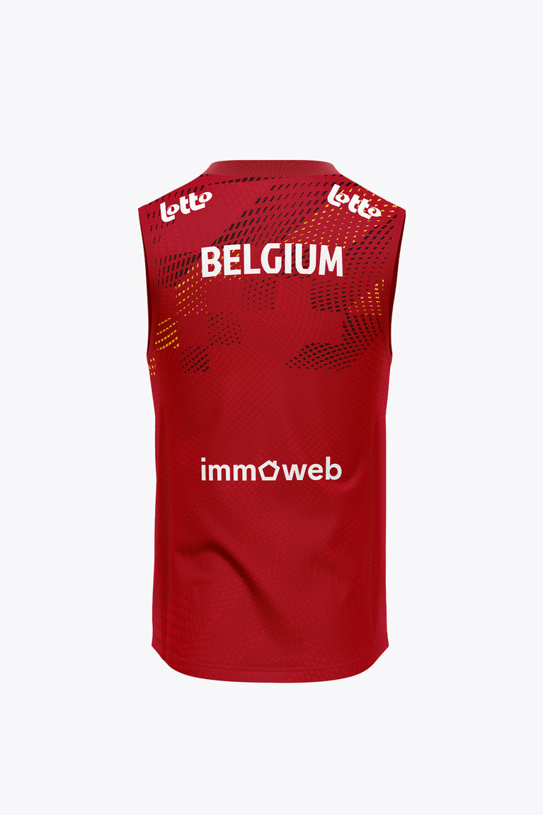 Official Belgium Men Singlet | Red