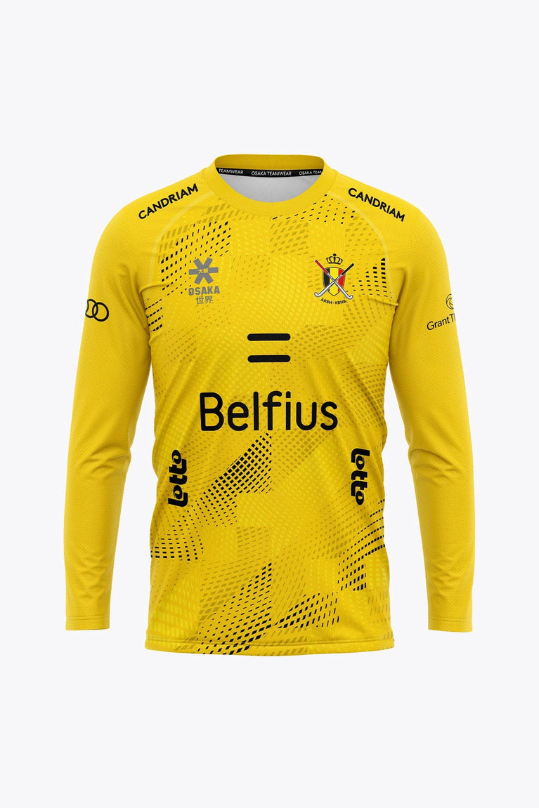 Osaka Official Belgium Goal Keeper Tee Long Sleeves - Women | Yellow - Sports Uniforms Training