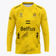 Official Belgium Goal Keeper Tee Long Sleeves - Women | Yellow