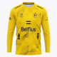 Osaka Official Belgium Goal Keeper Tee Long Sleeves - Women | Yellow - Sports Uniforms Training
