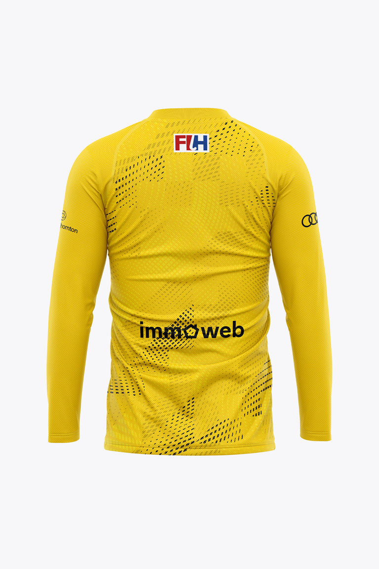 Official Belgium Goal Keeper Tee Long Sleeves - Women | Yellow