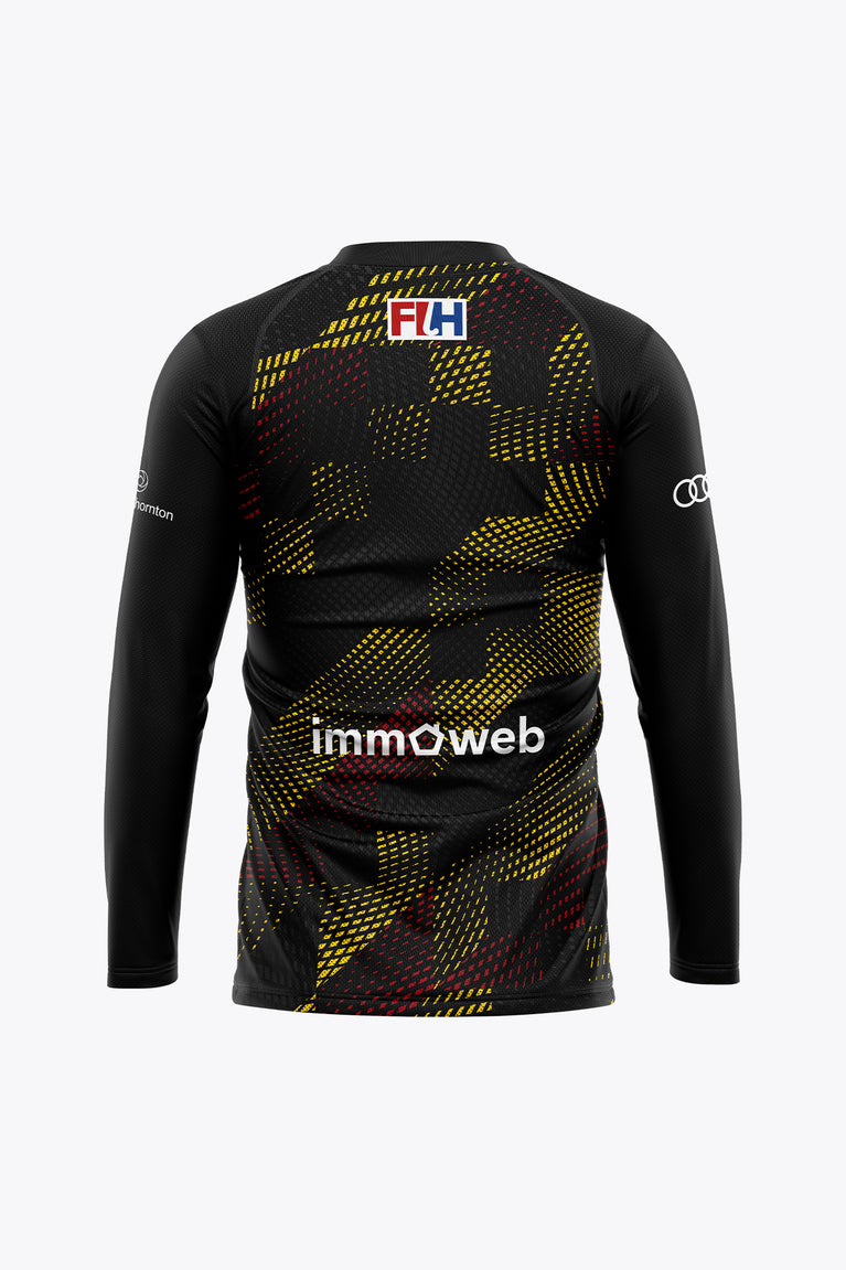 Official Belgium Goal Keeper Tee Long Sleeves - Women | Black