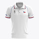 Official Czech Republic Men Polo Jersey | White