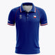 Official Czech Republic Men Polo Jersey | Royal Blue
