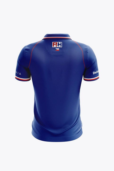 Official Czech Republic Men Polo Jersey | Royal Blue Osaka Official Czech Republic Men Polo Jersey | Royal Blue - Sports Uniforms Training
