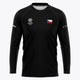Osaka Official Czech Republic Goal Keeper Tee Long Sleeve | Black - Sports Uniforms Training