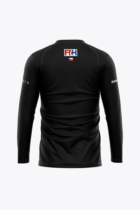 Official Czech Republic Goal Keeper Tee Long Sleeve | Black Official Czech Republic Goal Keeper Tee Long Sleeve | Black